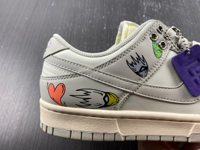 nike dunk low Ch*0me He**ts  dd1503-107