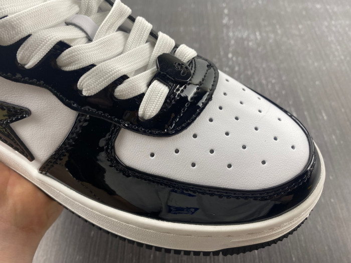 A BATHING APE BAPE STA LOW BLACK 001FWH701001_BLK_A