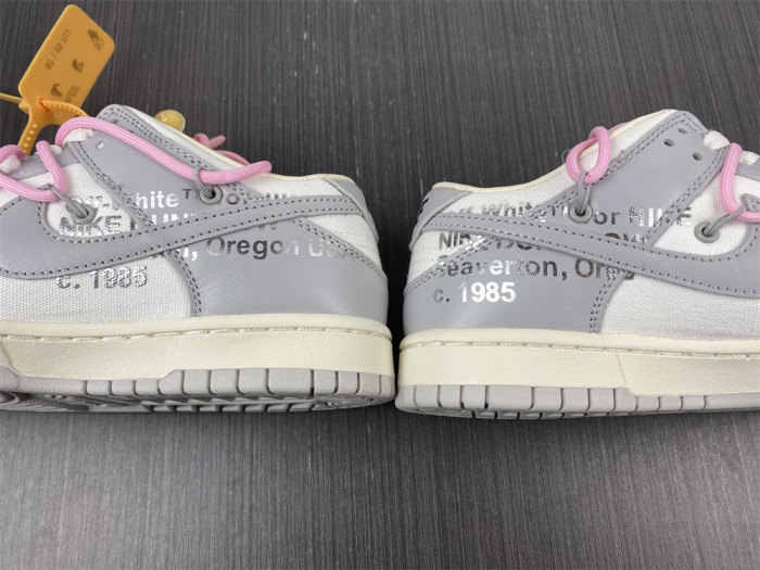 Nike Dunk Low Off-White LOT 09 OF 50 1602-109