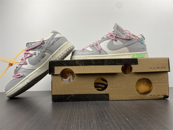 Nike Dunk Low Off-White LOT 09 OF 50 1602-109