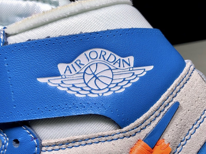 Jordan 1 Retro High Off-White University Blue “UNC” AQ0818-148