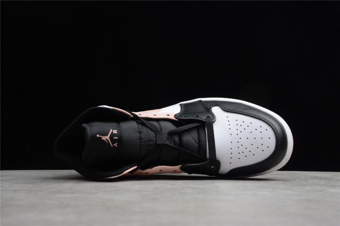 Jordan 1 Mid Arctic Orange Black Toe 554724-133