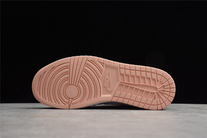 Jordan 1 Mid Arctic Orange Black Toe 554724-133