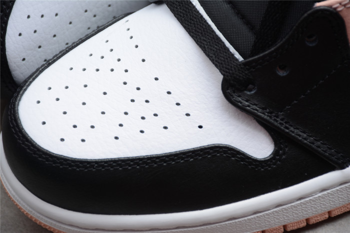Jordan 1 Mid Arctic Orange Black Toe 554724-133