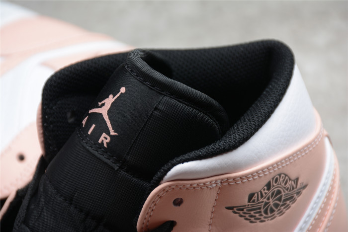 Jordan 1 Mid Arctic Orange Black Toe 554724-133
